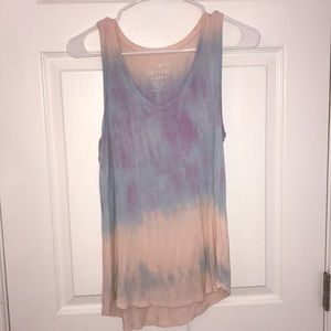 american eagle soft and sexy multi-color tank top